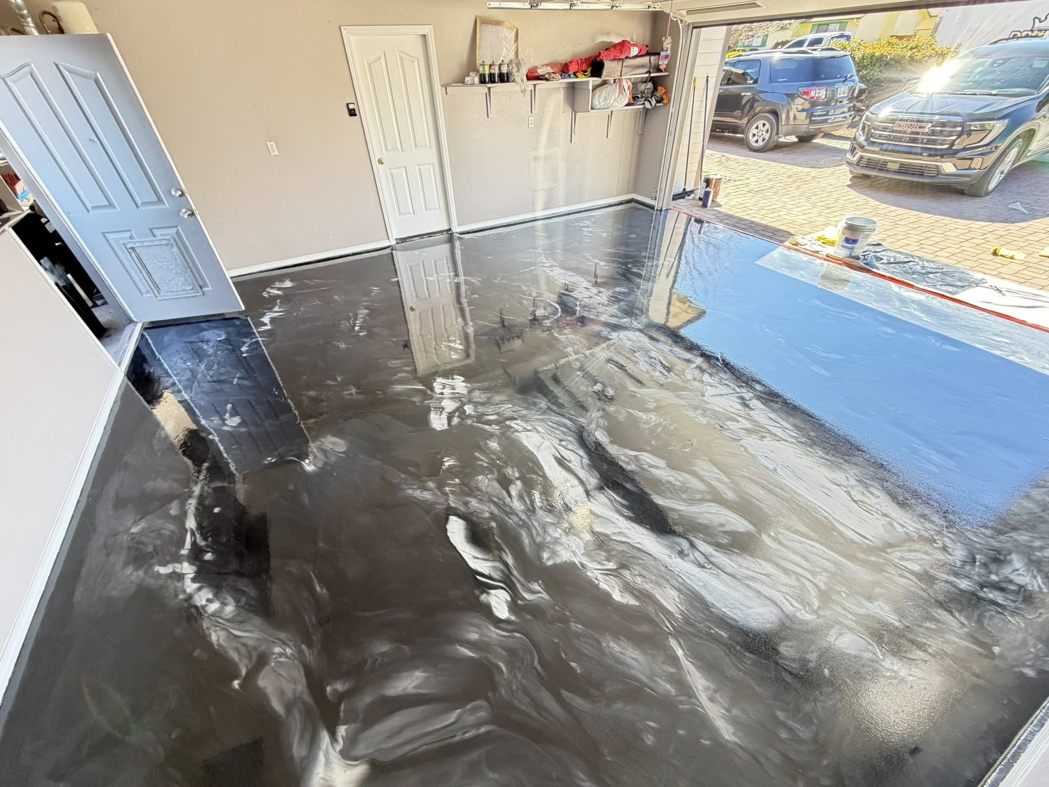 PRYME EPOXY finished metallic floor